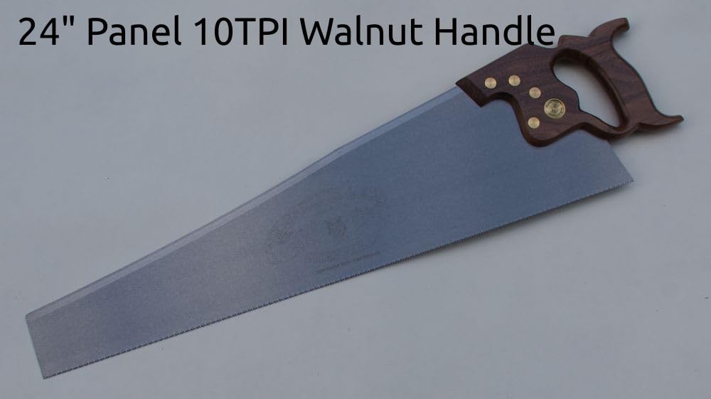 Lynx 24” 10 TPI Panel Crosscut Hand Saw with Taper Ground Blade